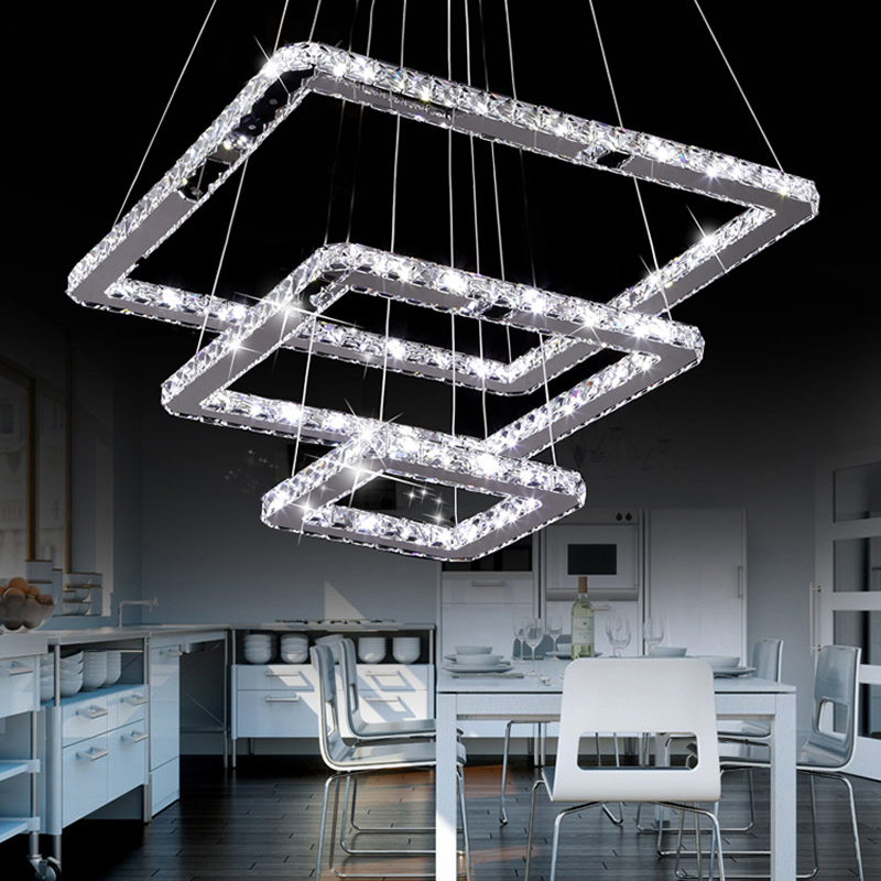 Modern simple living room bedroom crystal lamp