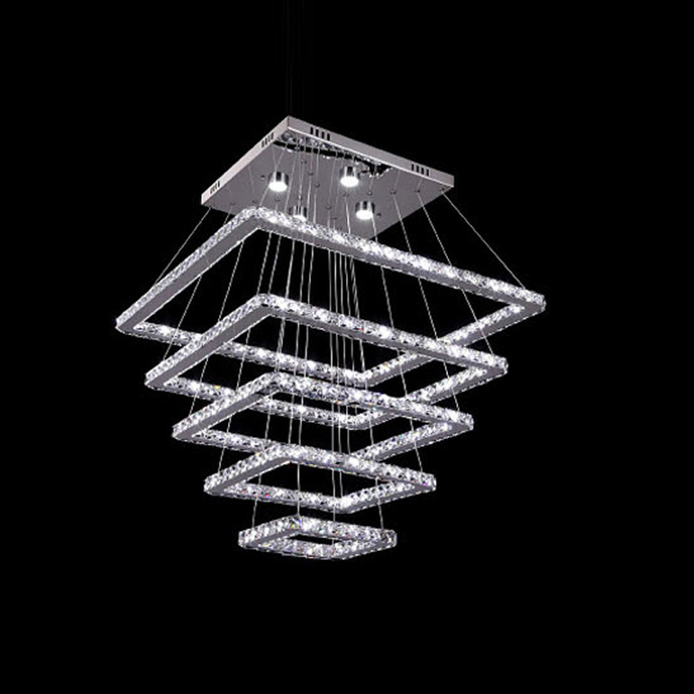 Modern simple living room bedroom crystal lamp
