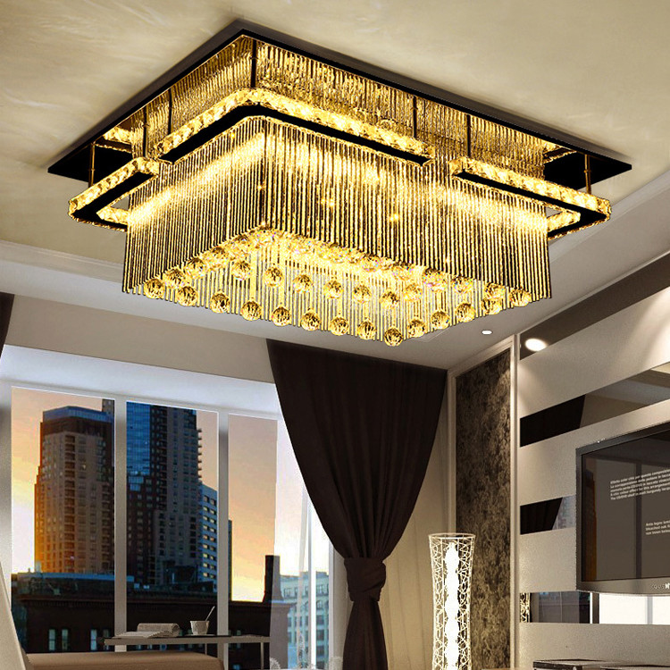 Modern simple living room bedroom crystal lamp