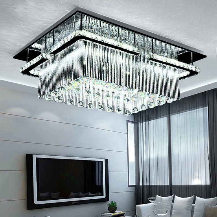 Modern simple living room bedroom crystal lamp