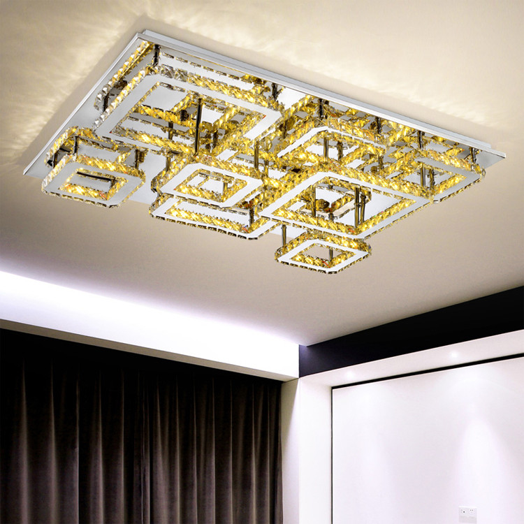 Modern simple living room bedroom crystal lamp