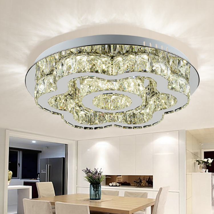 Modern simple living room bedroom crystal lamp