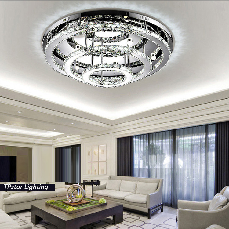 Modern simple living room bedroom crystal lamp