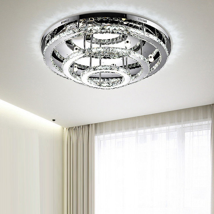 Modern simple living room bedroom crystal lamp