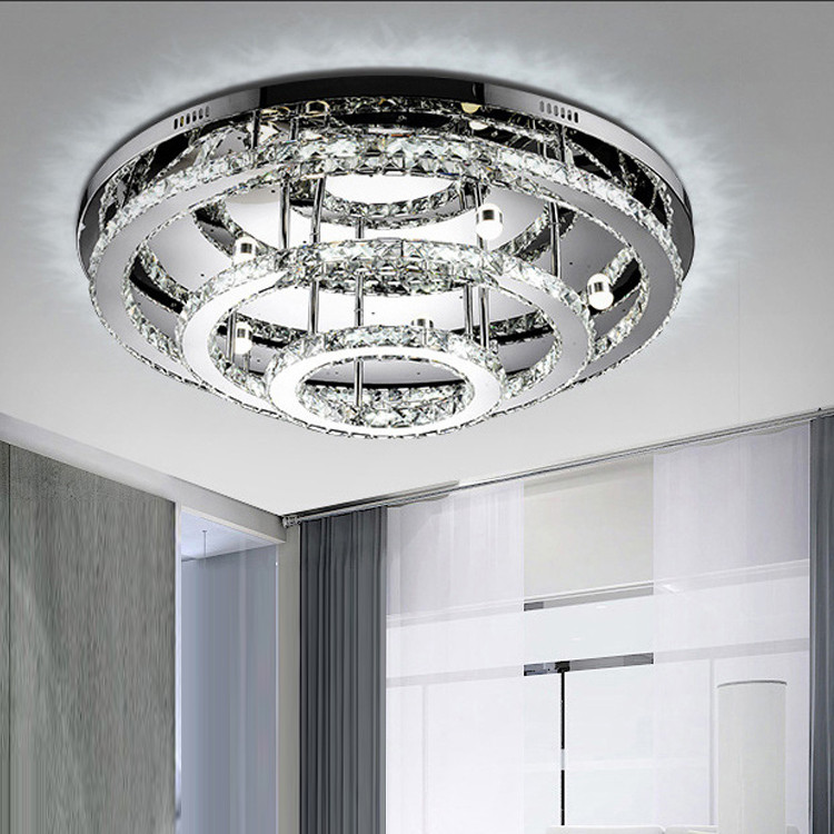 Modern simple living room bedroom crystal lamp
