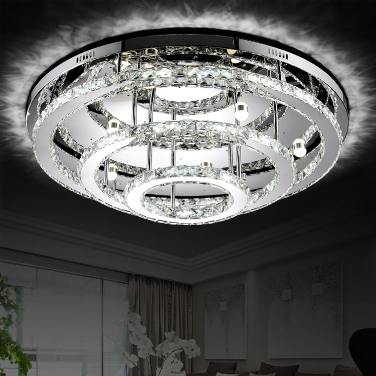 Modern simple living room bedroom crystal lamp