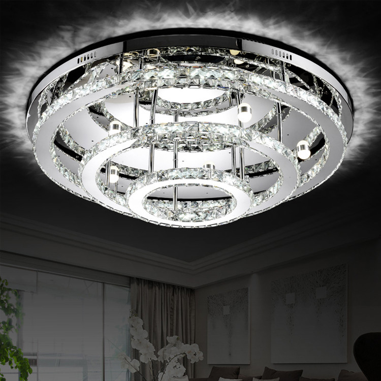 Modern simple living room bedroom crystal lamp