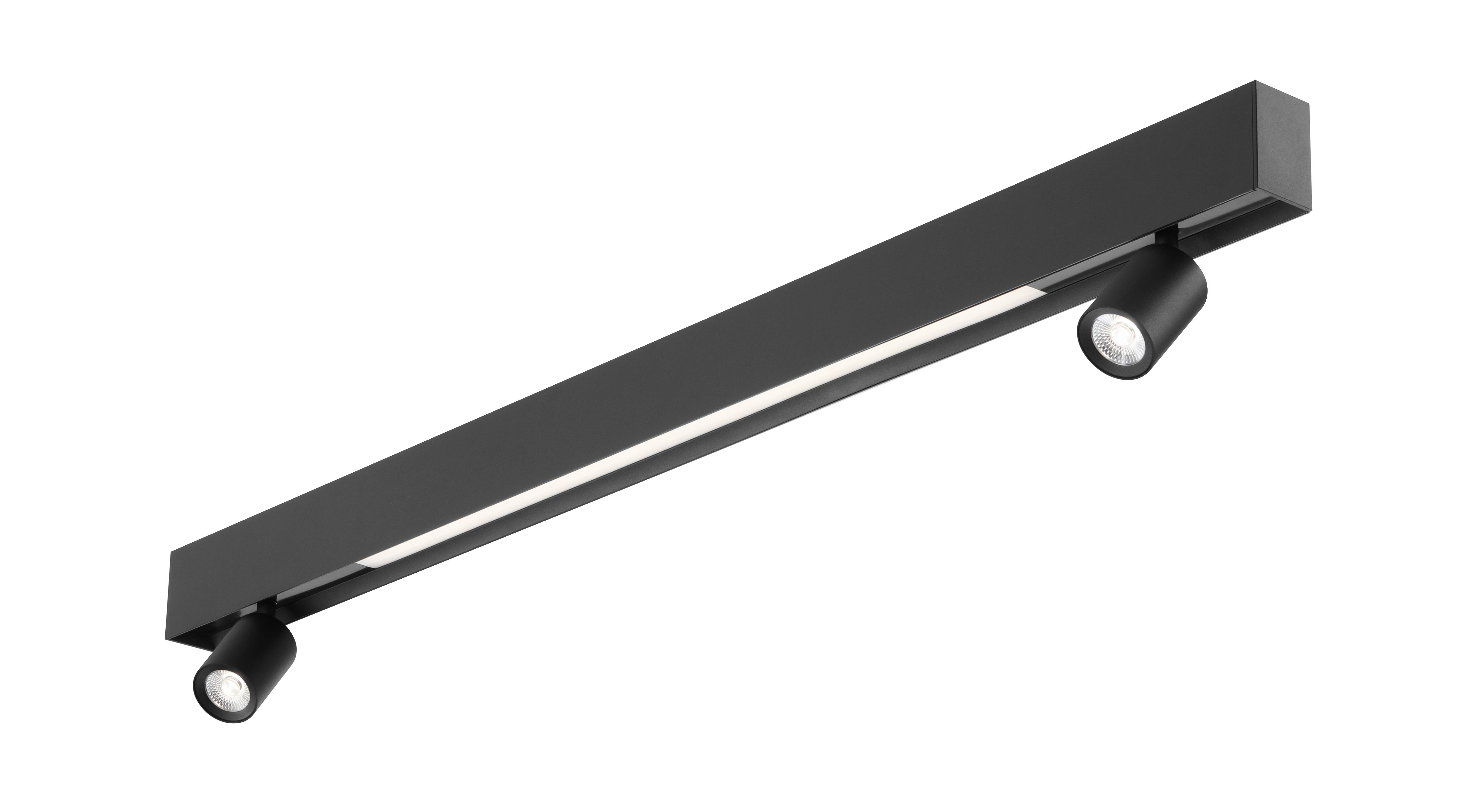 Pinyi,LED magnetic suction black showcase clothing store track light