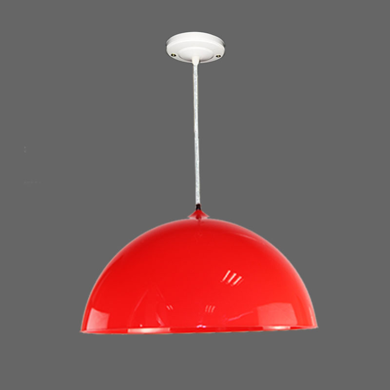 FBL,Nordic household chandelier with red semicircular glass