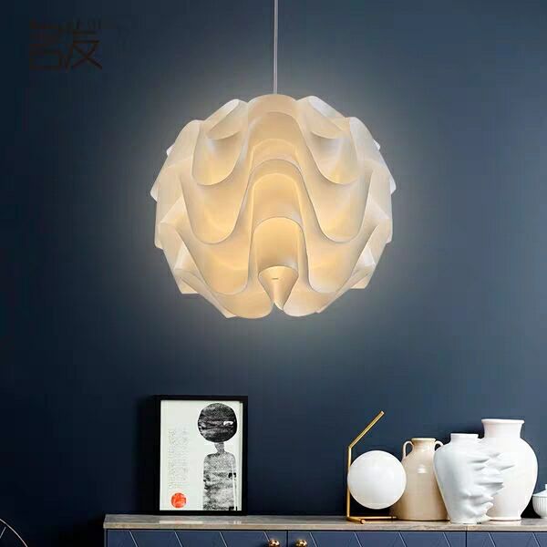 FBL,P2101 White brushed fabric acrylic Nordic household chandelier