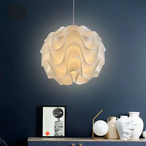 FBL,P2101 White brushed fabric acrylic Nordic household chandelier