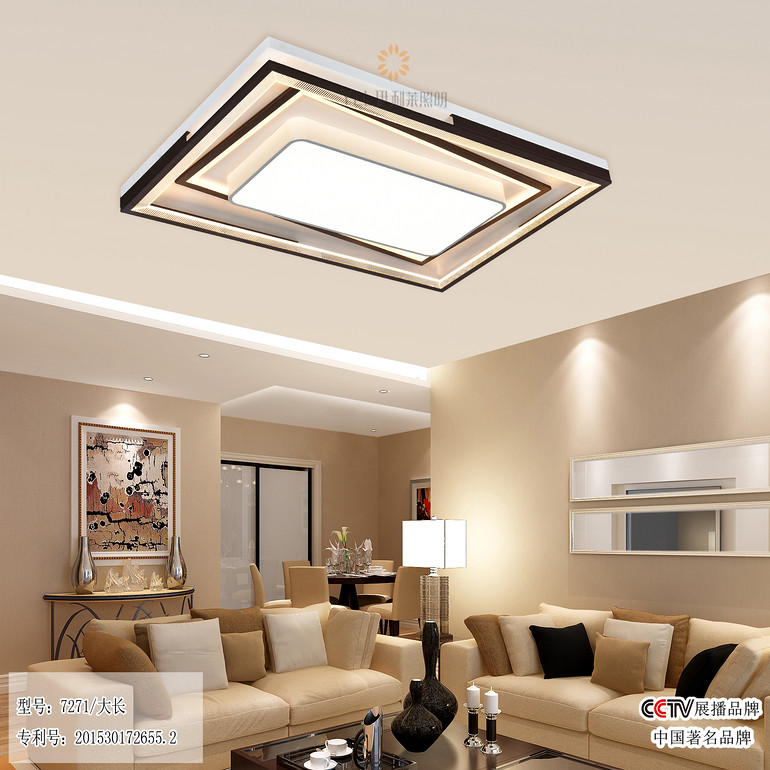 Yilikai,7271-Large and simple personality living room ceiling lamp