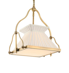 Jushang,All copper cloth cover VGB old copper chandelier