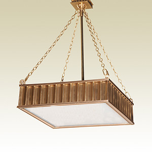 Jushang,All copper VGB old copper color simple chandelier