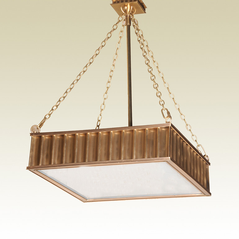 Jushang,All copper VGB old copper color simple chandelier