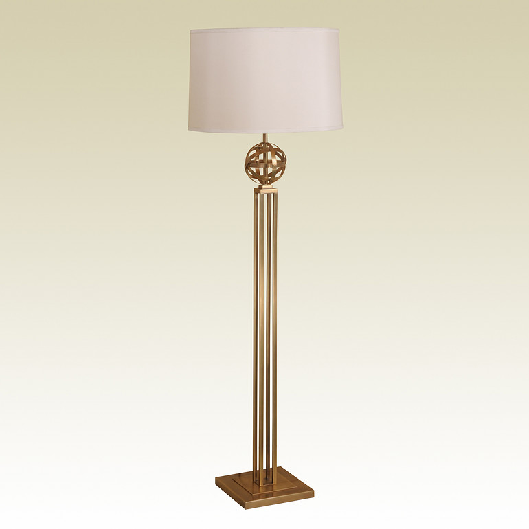 Jushang,All copper cloth cover VGB old copper color simple floor lamp
