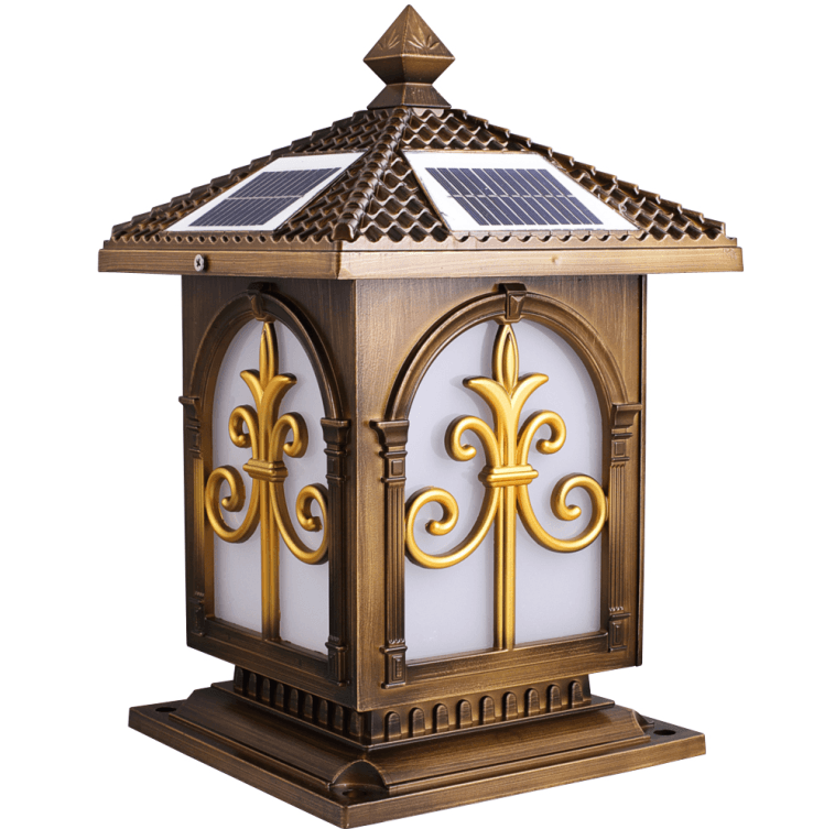 Xinjinghong solar column headlight lawn lamp