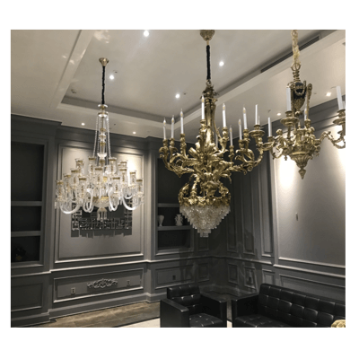 CHEIM LUSTER 8003 Series Classical Candle Crystal Chandelier