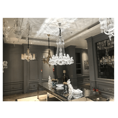 CHEIM LUSTER 8004 Series White Light Luxury Crystal Chandelier