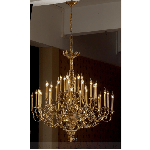 CHEIM LUSTER Classical Candle Crystal Chandelier