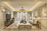 The Three-Story Drawing Room Crystal Light Make The Home Decoration More Charming