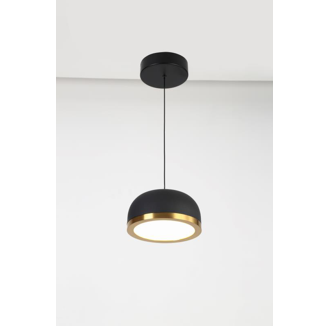 NEON P20002-16W black and gold chandelier