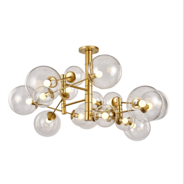 Victory modern interior H-3757-16 glass chandelier