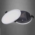 simple,white,black,circular,INDOOR,Panel Light