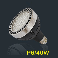 P6 40W Forsted Black Shell LED PAR Bulb