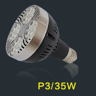 P3 35W Frosted Black Shell LED PAR Buib