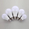 A-type Simple White Plastic-coated Aluminum LED Bulb