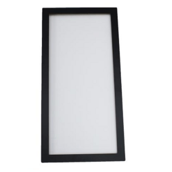 Rectangular black edge ceiling lamp