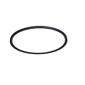 Simple round black thin-edged ceiling lamp