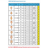 Shaped Filament Bulb
