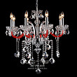 Chandelier,Crystal,candle,red