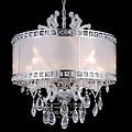 Chandelier,white,Warm light,crystal