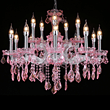 Candle Lamp,crystal,Pink,villa