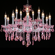 Candle Lamp,crystal,Pink,villa