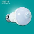 simple,indoor,Glass,Human induction,white,LED Bulb