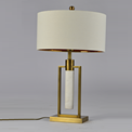 Jazz 01 brass marble double deck lamp