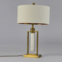 Jazz 01 brass marble double deck lamp