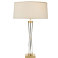 Elegant 22 copper crystal fabric S copper double lamp lamp