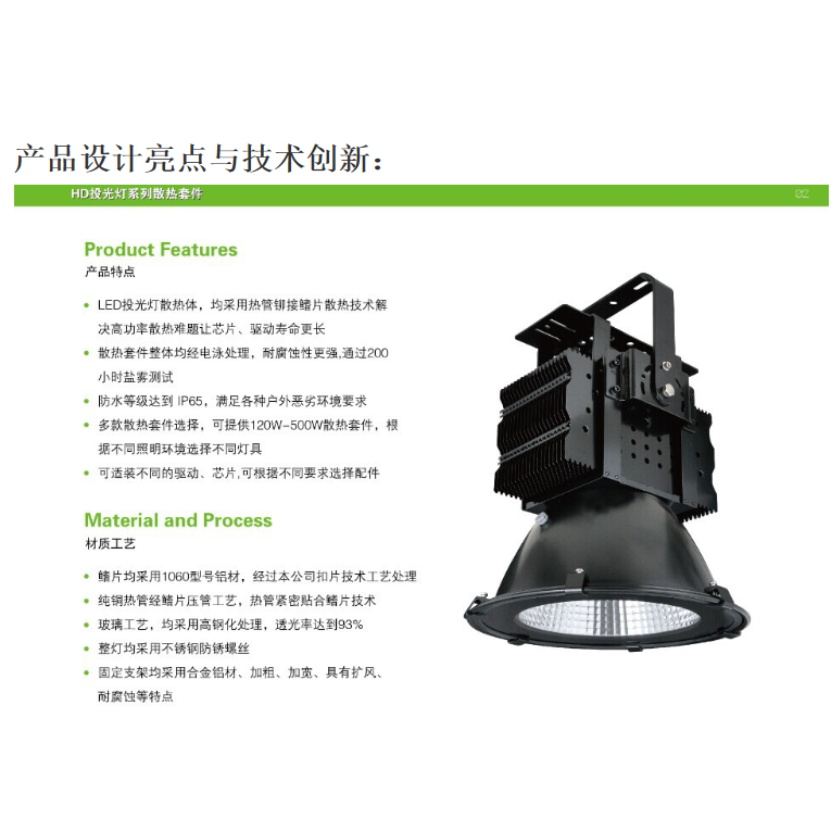 geshida,HD Flood light,black