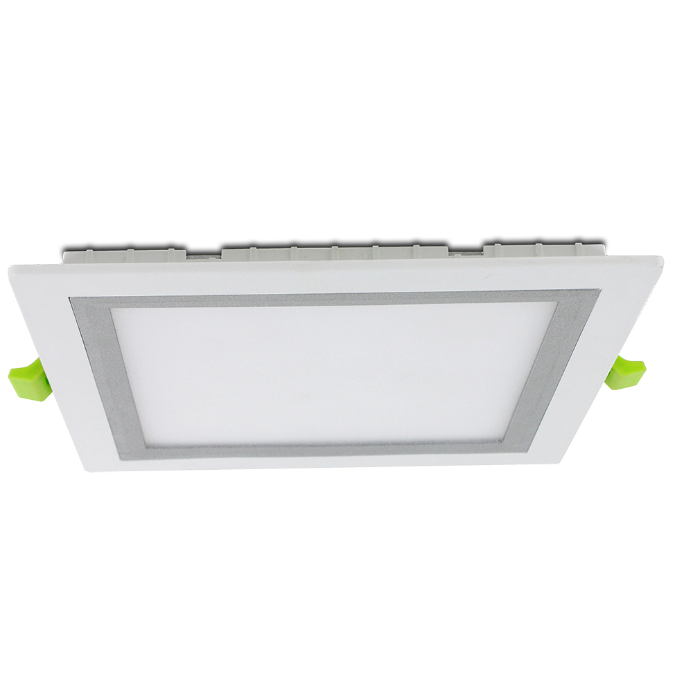 Square  type Recessed Mounted ceiling lights fixtures LED panel lamp 12W  20W for option