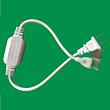 LED Electric Plug,white