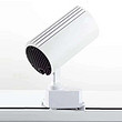 Individual, white, heat dissipating, adjustable, wall  track lamp