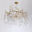 chuanglite, tree branch collocation Transparent crystal Copper lamp 8215