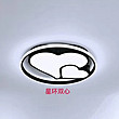 Haiyi,simple,ceiling lamp,circular,star ring double heart