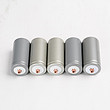 Silver-grey plastic-coated lithium iron phosphate battery