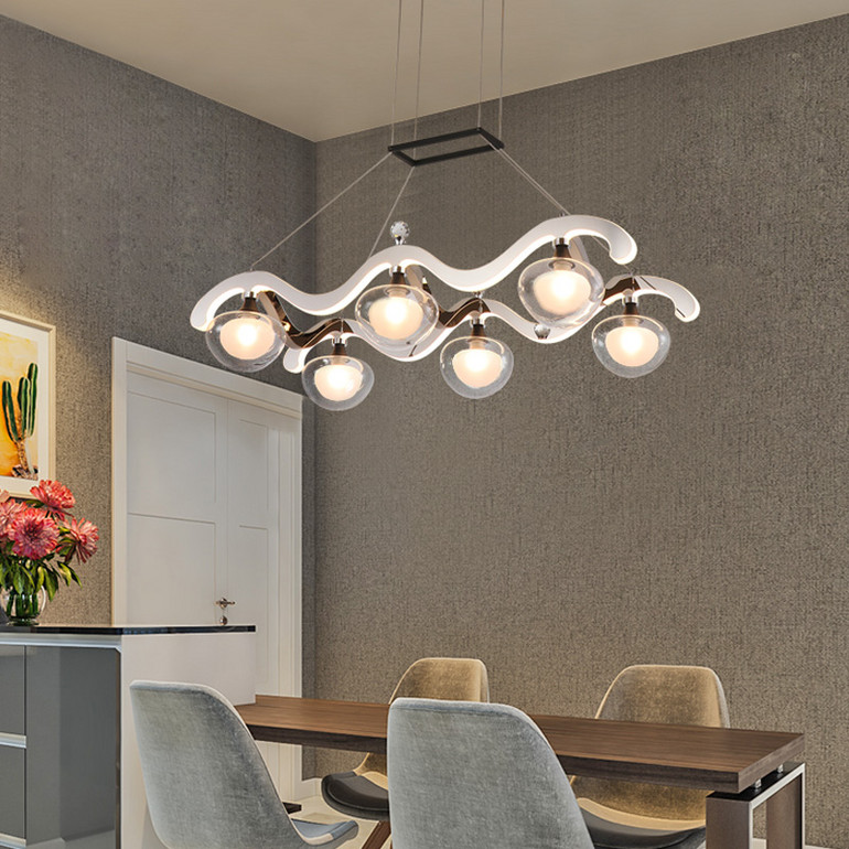 Modern simple art dining chandelier